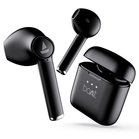boAt Airdopes 138 with 60 HRS Playback, ASAP Charge, 13 mm Drivers & IPX4 Rating (Active Black)-0