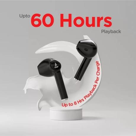 boAt Airdopes 138 with 60 HRS Playback, ASAP Charge, 13 mm Drivers & IPX4 Rating (Active Black)-3