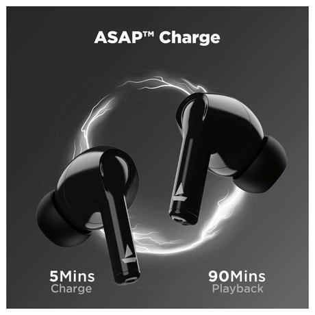 boAt Airdopes 163 True Wireless Earbuds with Up to 20 Hours Backup, Active Black-2