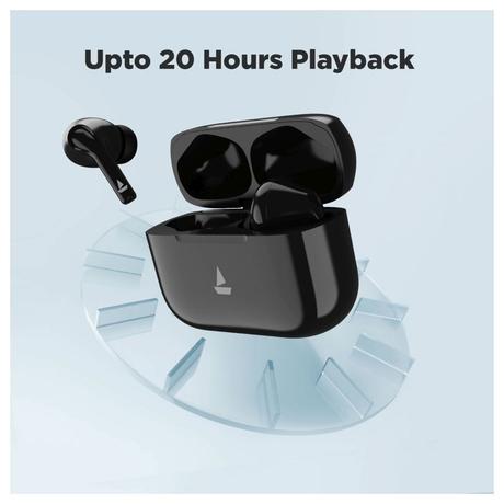 boAt Airdopes 163 True Wireless Earbuds with Up to 20 Hours Backup, Active Black-3
