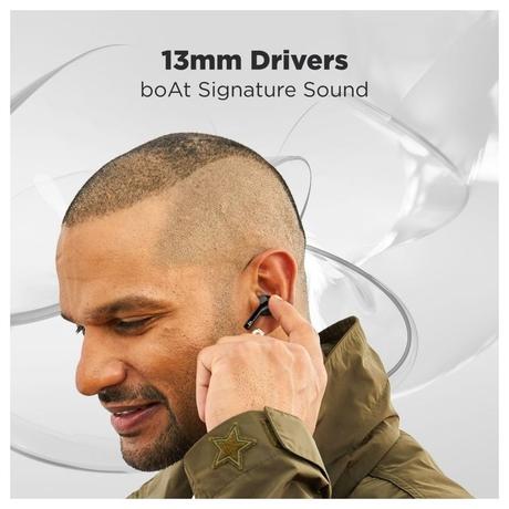 boAt Airdopes 163 True Wireless Earbuds with Up to 20 Hours Backup, Active Black-6