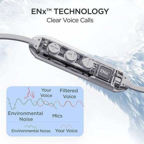 boAt Rockerz Trinity in Ear Earphones with 150 H Playtime, Crystal Bionic Sound Powered by HiFi, Signature Sound, Beast Mode, ENx Tech, ASAP Charge, IPX5, Dual Pairing (Kutch White)-4
