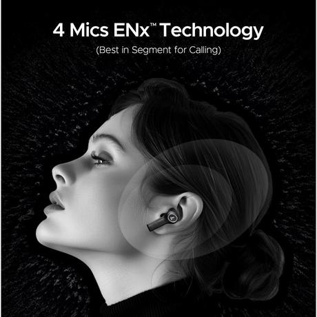 boAt Nirvana Ion Truly Wireless in-Ear Earbuds with 120 HRS Playback (24 hrs/Charge), Crystal Bionic Sound with Dual EQ Modes, Quad Mics ENx Technology, in Ear Detection (Charcoal Black)-5