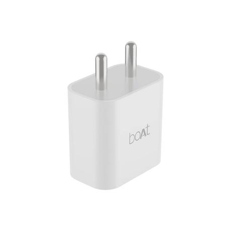 boAt PD Single Port 20 W Type-C Fast Charging Wall Charger, Smart IC protection, Intelligent Voltage and Current Management, Corrosion Resistant Pins, Compatible with Android phones and iPhone 11 and above, White-0