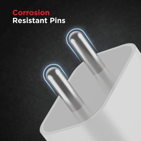 boAt PD Single Port 20 W Type-C Fast Charging Wall Charger, Smart IC protection, Intelligent Voltage and Current Management, Corrosion Resistant Pins, Compatible with Android phones and iPhone 11 and above, White-5
