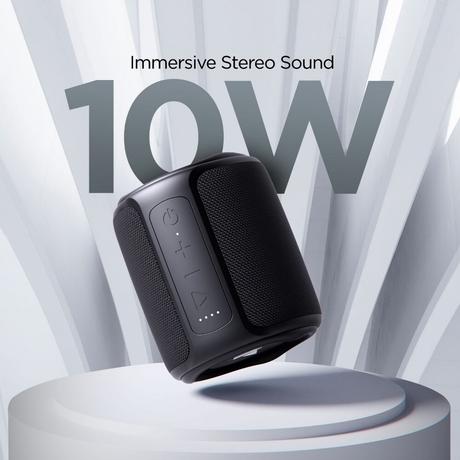 boAt Stone 358 Bluetooth Speaker with 10 W RMS Stereo Sound, IPX7 Water Resistance, TWS Feature, Up to 12 H Total Playtime, Multi-Compatibility Modes and Type-C Charging (Black)-1