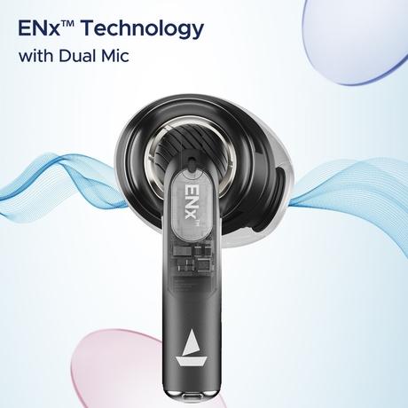 boAt Airdopes Alpha TWS in Ear Earbuds with 35 HRS Playback, 13 mm Drivers, Dual Mics ENx & Beast Mode (Jet Black)-2