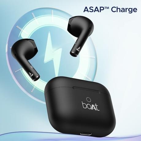 boAt Airdopes Alpha TWS in Ear Earbuds with 35 HRS Playback, 13 mm Drivers, Dual Mics ENx & Beast Mode (Jet Black)-5