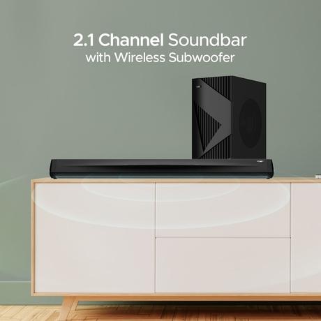 boAt Aavante Bar Theme Bluetooth Soundbar with 160 RMS Signature Sound, 2.1 Channel, BT v5.3, Multi-Compatibility, EQ Modes & Dynamic LEDs (Black)-2