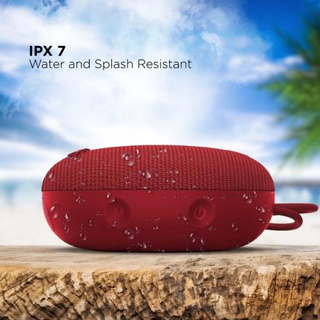 boAt Stone 193 With 5W Immersive Sound, IPX7 Water & Splash Shield, Lightweight & Portable, Dual Mode- Bluetooth & AUX, 4 hrs playback, TWS Feature for 2x Impact, Built-in mic, Type-C Charging (Raging Red)-5