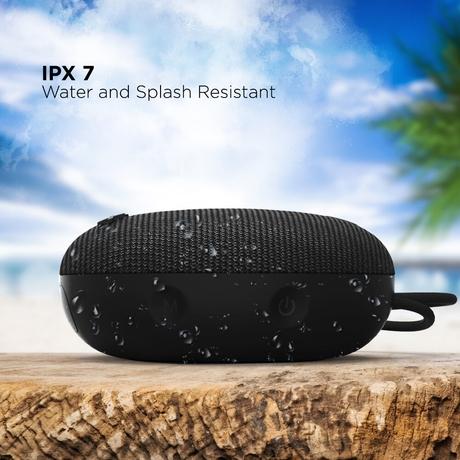 boAt Stone 193 With 5W Immersive Sound, IPX7 Water & Splash Shield, Lightweight & Portable, Dual Mode- Bluetooth & AUX, 4 hrs playback, TWS Feature for 2x Impact, Built-in mic, Type-C Charging (Pitch Black)-6