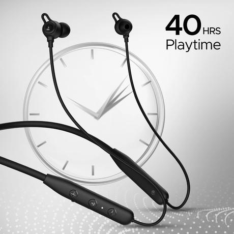 boAt Rockerz 109 Bluetooth Neckband with 40 hrs playback, ENx Technology, BEAST Mode (60 ms), Magnetic buds, Dual Pairing, ASAP Charge, IPX5 Water Resistance (Active Black)-3