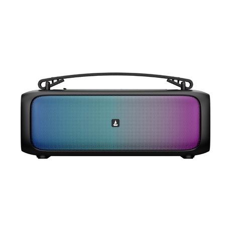 boAt Bluetooth Speaker Stone Beam, 12W RMS Stereo Sound, IPX4 Splash Resistant, TWS Feature, Multi-Connectivity, Built in mic, Upto 3 Hours of Playtime, Midnight Black-0