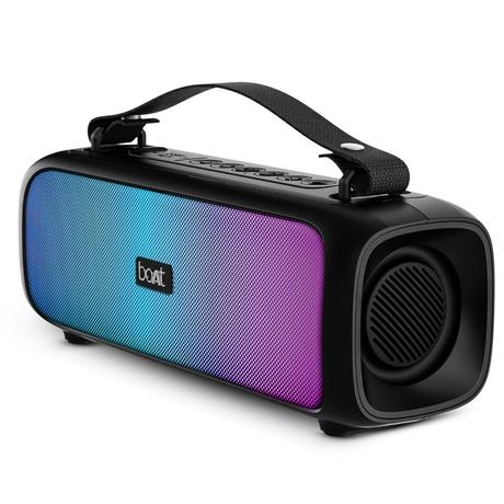 boAt Bluetooth Speaker Stone Beam, 12W RMS Stereo Sound, IPX4 Splash Resistant, TWS Feature, Multi-Connectivity, Built in mic, Upto 3 Hours of Playtime, Midnight Black-3