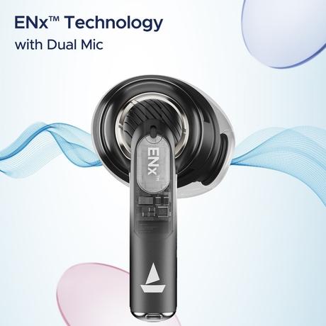 boAt Airdopes Joy in Ear Headphone TWS Earbuds with 35 Hours Playback,13mm Drivers, ENx Tech, ASAP Charge, Beast Mode (Jet Black)-3