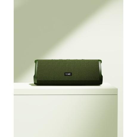 boAt Stone 750 12 W Portable Bluetooth Speaker 12 Hours of Total Playtime, Multi-Compatibility : Bluetooth v5.3, TF & AUX, Instant Voice Assistant and Built in Mic (Moss Green)-4