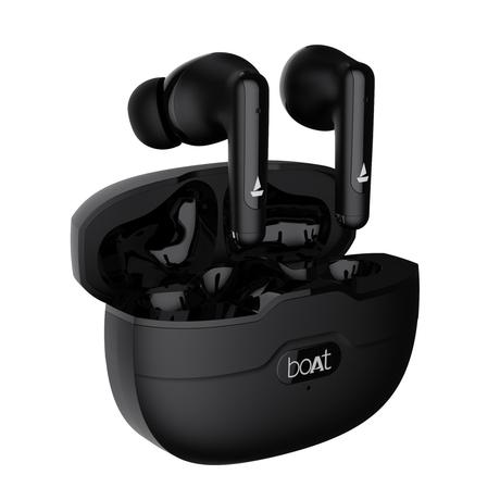 boAt Airdopes Unity ANC TWS in Ear Earbuds with Up to 50 Hours Total Playback, ANC Upto 32 dB, Dual Mics with ENx Tech, IPX5 Rating, IWP Tech and ASAP Charge (Black)-0