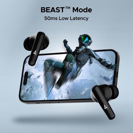 boAt Airdopes Unity ANC TWS in Ear Earbuds with Up to 50 Hours Total Playback, ANC Upto 32 dB, Dual Mics with ENx Tech, IPX5 Rating, IWP Tech and ASAP Charge (Black)-2