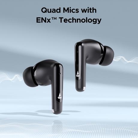boAt Airdopes Unity ANC TWS in Ear Earbuds with Up to 50 Hours Total Playback, ANC Upto 32 dB, Dual Mics with ENx Tech, IPX5 Rating, IWP Tech and ASAP Charge (Black)-3