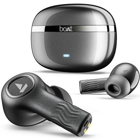 boAt Nirvana Ion ANC Truly Wireless in-Ear Earbuds with Up to 32 dB Active Noise Cancellation, 120 Hrs Playback, Crystal Bionic Sound Powered by Hifi, Beast Mode, ENx Tech, Hearables App (Crystal Black)-0