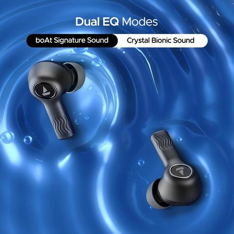 boAt Nirvana Ion ANC Truly Wireless in-Ear Earbuds with Up to 32 dB Active Noise Cancellation, 120 Hrs Playback, Crystal Bionic Sound Powered by Hifi, Beast Mode, ENx Tech, Hearables App (Crystal Black)-4