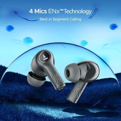 boAt Nirvana Ion ANC Truly Wireless in-Ear Earbuds with Up to 32 dB Active Noise Cancellation, 120 Hrs Playback, Crystal Bionic Sound Powered by Hifi, Beast Mode, ENx Tech, Hearables App (Crystal Black)-6