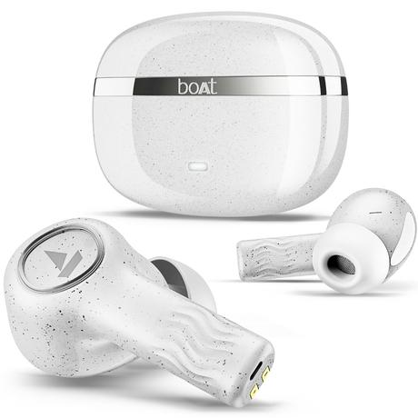 boAt Nirvana Ion ANC Truly Wireless in-Ear Earbuds with Up to 32 dB Active Noise Cancellation, 120 Hrs Playback, Crystal Bionic Sound Powered by Hifi, Beast Mode, ENx Tech, Hearables App (Quartz White)-0