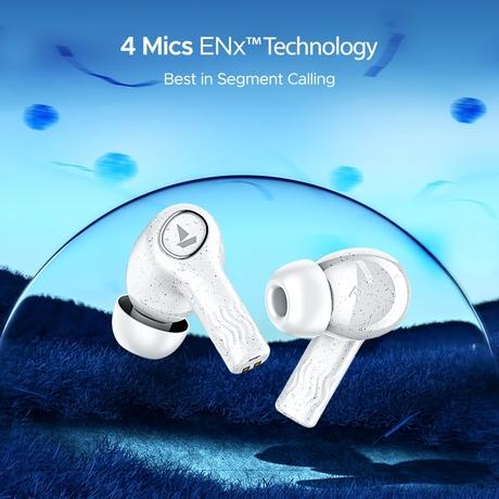 boAt Nirvana Ion ANC Truly Wireless in-Ear Earbuds with Up to 32 dB Active Noise Cancellation, 120 Hrs Playback, Crystal Bionic Sound Powered by Hifi, Beast Mode, ENx Tech, Hearables App (Quartz White)-6