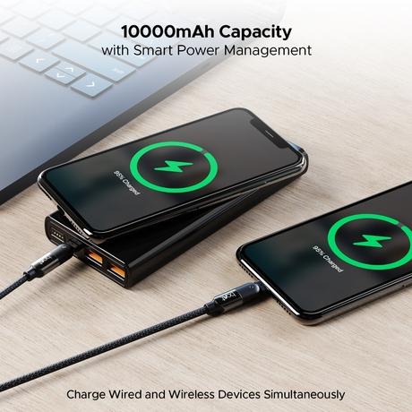 boAt EnergyShroom PB310 Wireless Pro Wireless Powerbank with 10000 mAh Capacity and Quick Charge 3.0 (Carbon Black)-6