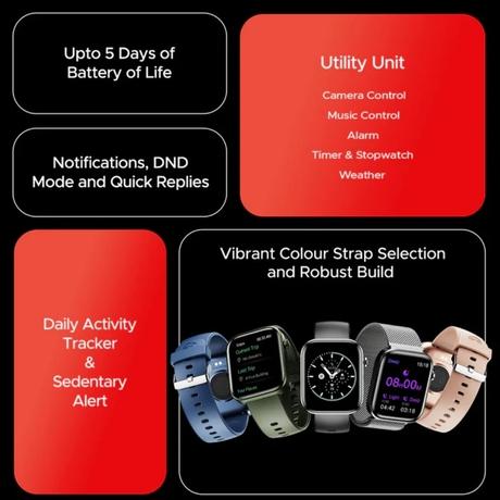 boAt Storm Call 3 with Turn-by-Turn Navigation, 4.64 cm (1.83 inch) HD Display, Bluetooth Calling, Crest+ OS, QR Tray, Watch Face Studio, Coins, Emergency SOS Smart Watch for Men & Women (Active Black)-7
