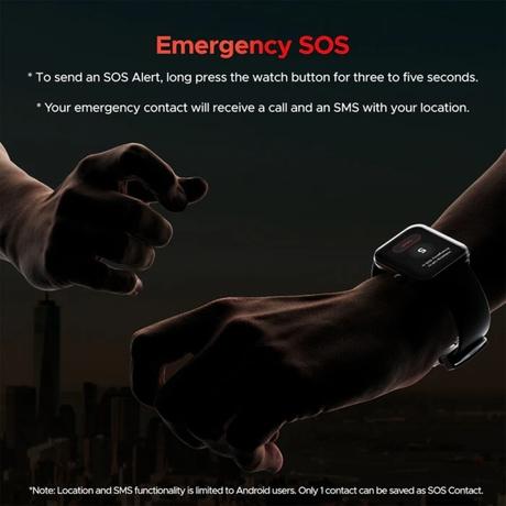 boAt Storm Call 3 with Turn-by-Turn Navigation, 4.64 cm (1.83 inch) HD Display, Bluetooth Calling, Crest+ OS, QR Tray, Watch Face Studio, Coins, Emergency SOS Smart Watch for Men & Women (Active Black)-9
