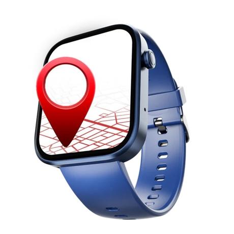 boAt Storm Call 3 with Turn-by-Turn Navigation, 4.64 cm (1.83 inch) HD Display, Bluetooth Calling, Crest+ OS, QR Tray, Watch Face Studio, Coins, Emergency SOS Smart Watch for Men & Women (Dark Blue)-0