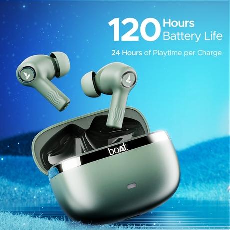 boAt Nirvana Ion ANC Truly Wireless in-Ear Earbuds with Up to 32 dB Active Noise Cancellation, 120 Hrs Playback, Crystal Bionic Sound Powered by Hifi, Beast Mode, ENx Tech, Hearables App (Nothern Lights)-5