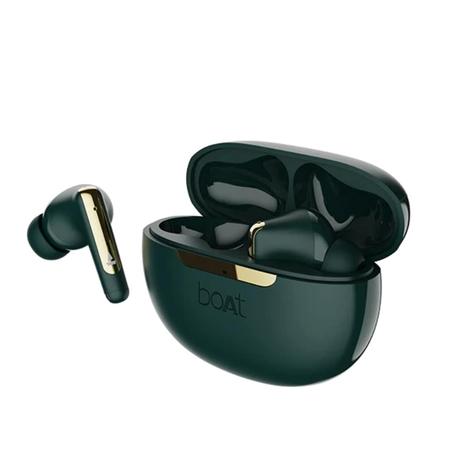 boAt Airdopes 141 ANC TWS in Ear Earbuds with 32 dB ANC, 42 Hrs Playback, 50 ms Low Latency Beast Mode, IWP Tech, Quad Mics with Enx, ASAP Charge, USB Type-C Port & IPX5, Green-0