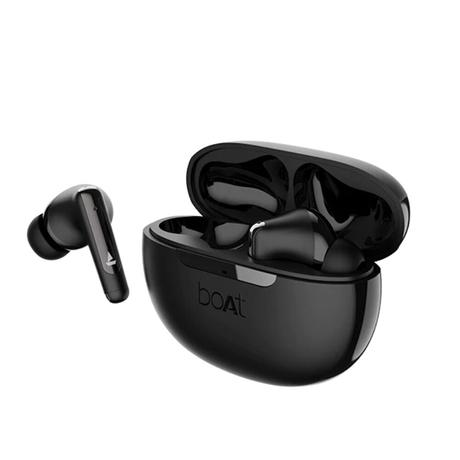 boAt Airdopes 141 ANC TWS in Ear Earbuds with 32 dB ANC, 42 Hrs Playback, 50 ms Low Latency Beast Mode, IWP Tech, Quad Mics with Enx, ASAP Charge, USB Type-C Port & IPX5, Gunmetal Black-0