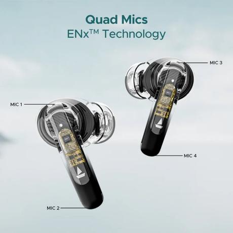 boAt Airdopes 141 ANC TWS in Ear Earbuds with 32 dB ANC, 42 Hrs Playback, 50 ms Low Latency Beast Mode, IWP Tech, Quad Mics with Enx, ASAP Charge, USB Type-C Port & IPX5, Gunmetal Black-1