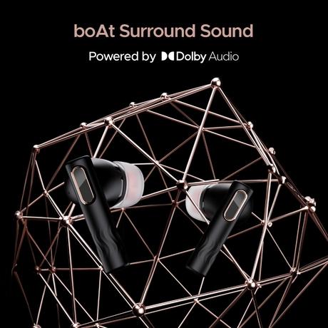 boAt Nirvana Nebula with upto 50 Hrs Playtime, ANC upto 35 dB, Dolby Audio, AI ENx Technology & In-Ear Detection (Mystique Black)-3