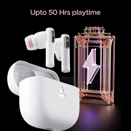 boAt Nirvana Nebula with upto 50 Hrs Playtime, ANC upto 35 dB, Dolby Audio, AI ENx Technology & In-Ear Detection (Celestial White)-8