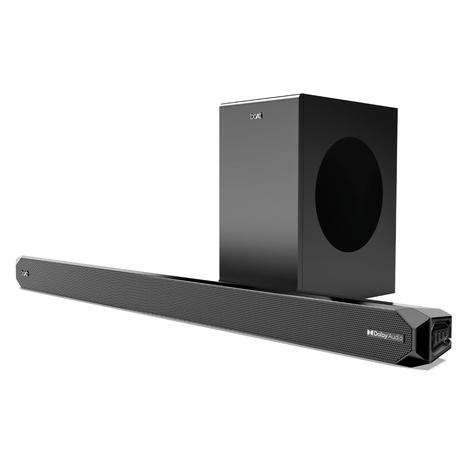 boAt Aavante Bar A2060 Dolby Soundbar with 160 Watts RMS boAt Signature Sound, 2.1 Channel Audio with Wired Subwoofer, Dolby Audio, Multi Connectivity : Bluetooth v5.3, AUX, USB & HDMI and Master Remote Control (Premium Black)-0