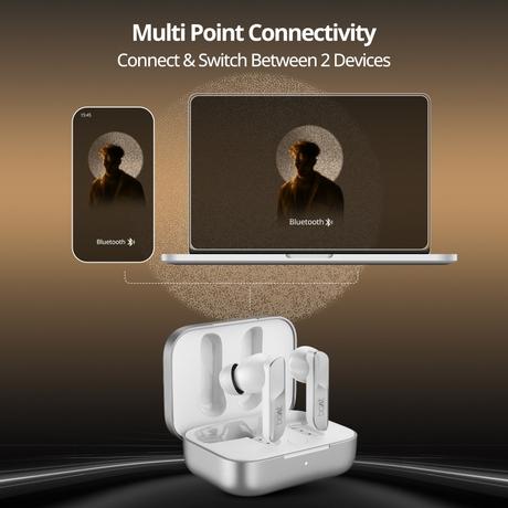 boAt Airdopes 800 TWS Earbuds with 40 Hours Playtime, Quad Mics with Ai-ENx Tech, ASAP Charge, Beast Mode, Surround Sound, Seamless Multipoint Connectivity, 10 mm Titanium Drivers, IPX5 (Interstellar White)-9
