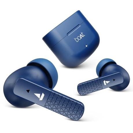 boAt Airdopes 91 Truly Wireless in-Ear Earbuds with 45 hrs Playtime, Beast Mode with 50 ms Low Latency, Dual Mics with ENx, ASAP Charge, IWP Tech, IPX4 & Bluetooth v5.3 (Starry Blue)-0