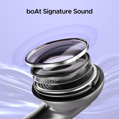 boAt Airdopes 91 Truly Wireless in-Ear Earbuds with 45 hrs Playtime, Beast Mode with 50 ms Low Latency, Dual Mics with ENx, ASAP Charge, IWP Tech, IPX4 & Bluetooth v5.3 (Mist Grey)-4