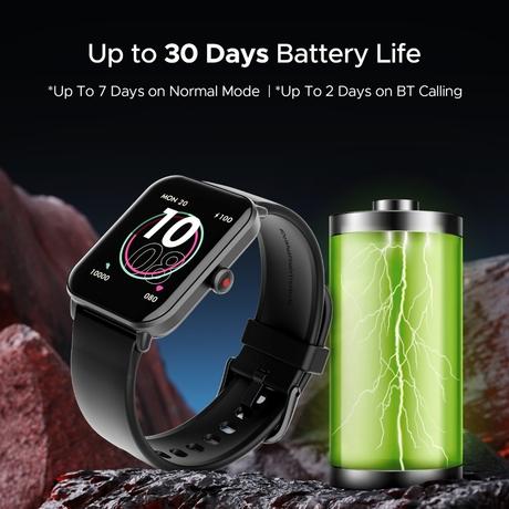 boAt Wave Fury Smartwatch with 4.64 cm (1.83 inch) HD Display, Advanced Bluetooth Calling, Functional Crown, 50+ Sports mode, IP67 Dust, Sweat & Splash Resistant (Active Black)-3