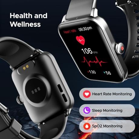 boAt Wave Fury Smartwatch with 4.64 cm (1.83 inch) HD Display, Advanced Bluetooth Calling, Functional Crown, 50+ Sports mode, IP67 Dust, Sweat & Splash Resistant (Active Black)-5