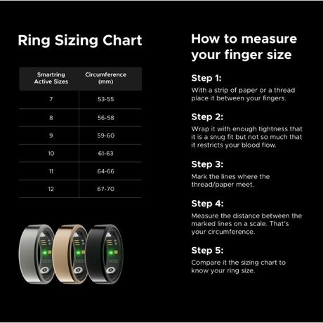 boAt Smartring Active with Lightweight and Stainless Steel Design, Activity Tracking, HR, SpO2, Sleep & Stress Monitoring, Sports Modes, 5ATM Resistance, Camera Control, boAt Coins (Radiant Silver, Size:12)-3
