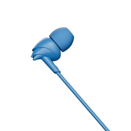 boAt BassHeads 100 in-Ear Wired Earphones with Hawk Inspired Design, Integrated Multifunction control, Super Extra Bass & Instant Voice Assistant (Blue)-3