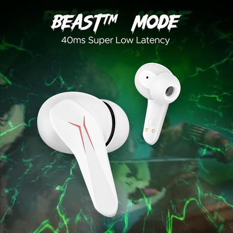 boAt Immortal 141 TWS Earbuds with ENxTM Tech, Up to 40 hrs Playtime, boAt Signature Sound, BEAST Mode, IPX4 Resistance, IWP Tech, RBG Lights, & USB Type-C Port (White Sabre)-2