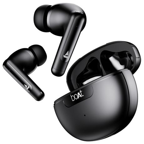 boAt Airdopes 161 ANC in-ear earbuds with 50 Hrs Playtime, Dual EQ Modes, 32 dB ANC, BEAST Mode, IWP Tech, IPX5 Water Resistant & Bluetooth v5.3 (Black)-0