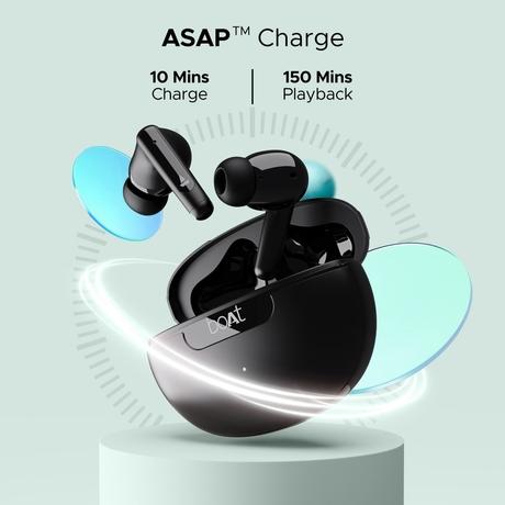boAt Airdopes 161 ANC in-ear earbuds with 50 Hrs Playtime, Dual EQ Modes, 32 dB ANC, BEAST Mode, IWP Tech, IPX5 Water Resistant & Bluetooth v5.3 (Black)-3