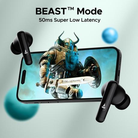 boAt Airdopes 161 ANC in-ear earbuds with 50 Hrs Playtime, Dual EQ Modes, 32 dB ANC, BEAST Mode, IWP Tech, IPX5 Water Resistant & Bluetooth v5.3 (Black)-4